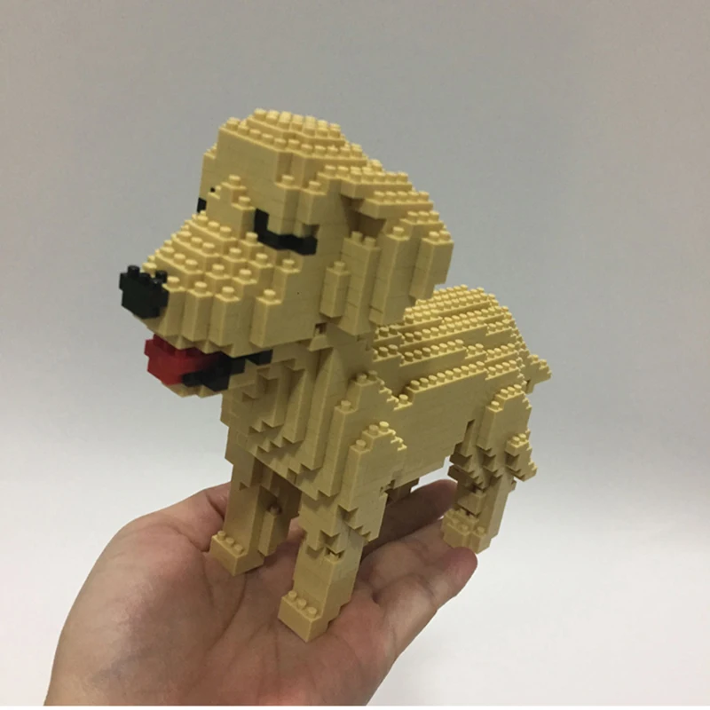 PZX милое животное строительный блок 950 шт. ребенок может спокойно играть кирпича