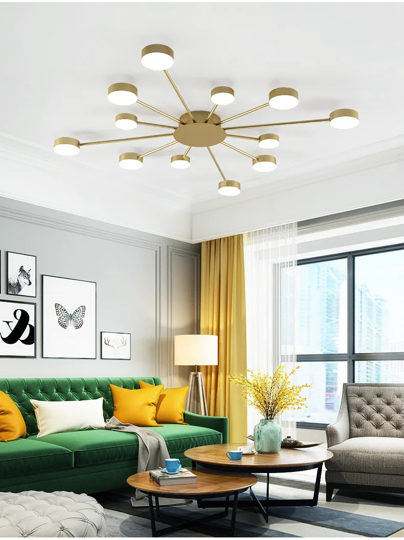 

Nordic Fashion LED Chandelier For Living Room Bedroom Home deco chandelier Ceiling Chandelier Lamp Lighting chandelier