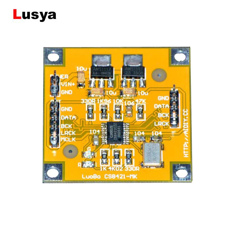 CS8421 I2S частота дискретизации преобразования Частотный модуль для Hifi усилителя DC
