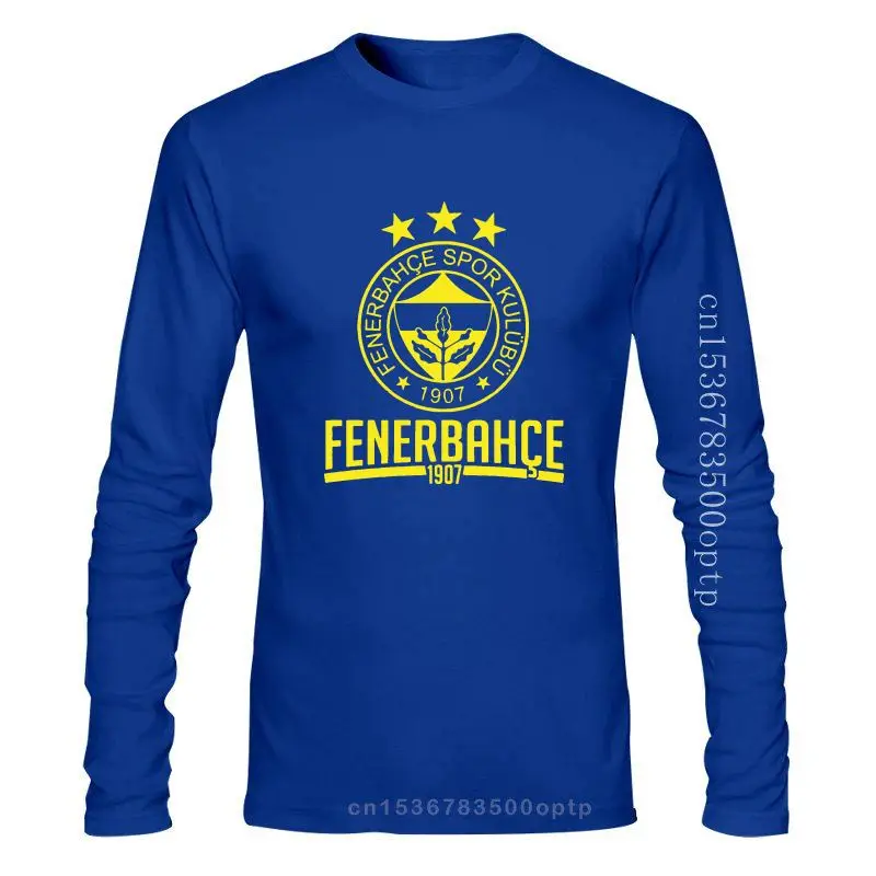 

Fenerbahce SK Turkey Purplish Blue Mens T-shirt Canary Fan T Shirt Camiseta Istanbul Jeremain Lens Robin Van Persie