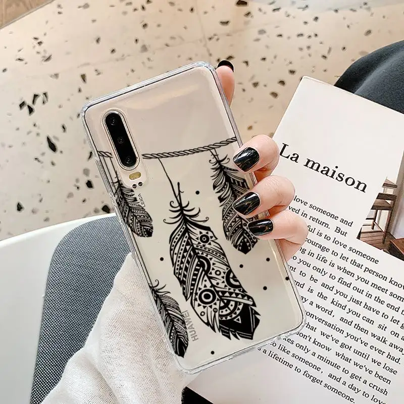 

Cute creative design pattern Phone Case Transparent for Samsung A71 S9 10 20 HUAWEI p30 40 honor 10i 8x xiaomi note 8 Pro 10t 11