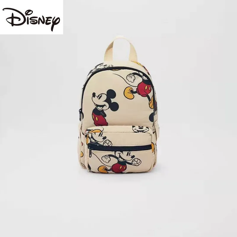 

Летняя Новинка 2021, детский школьный рюкзак Disney с изображением Микки Мауса, Детская поясная сумка с изображением, Модный милый Дамский миниа...