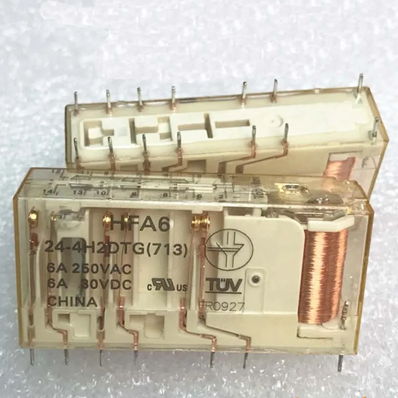 

1 PCS HFA6 24-4H2DTG 24V Relay 14 Pins Contacts