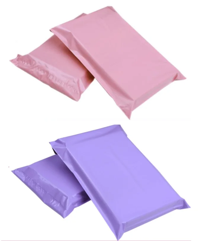 

Many sizes 100Pcs Mailer Padded shipping Envelope Courier bag Pink Self-seal Adhesive Post Mail Bags Plastic Postal Mailing Bag