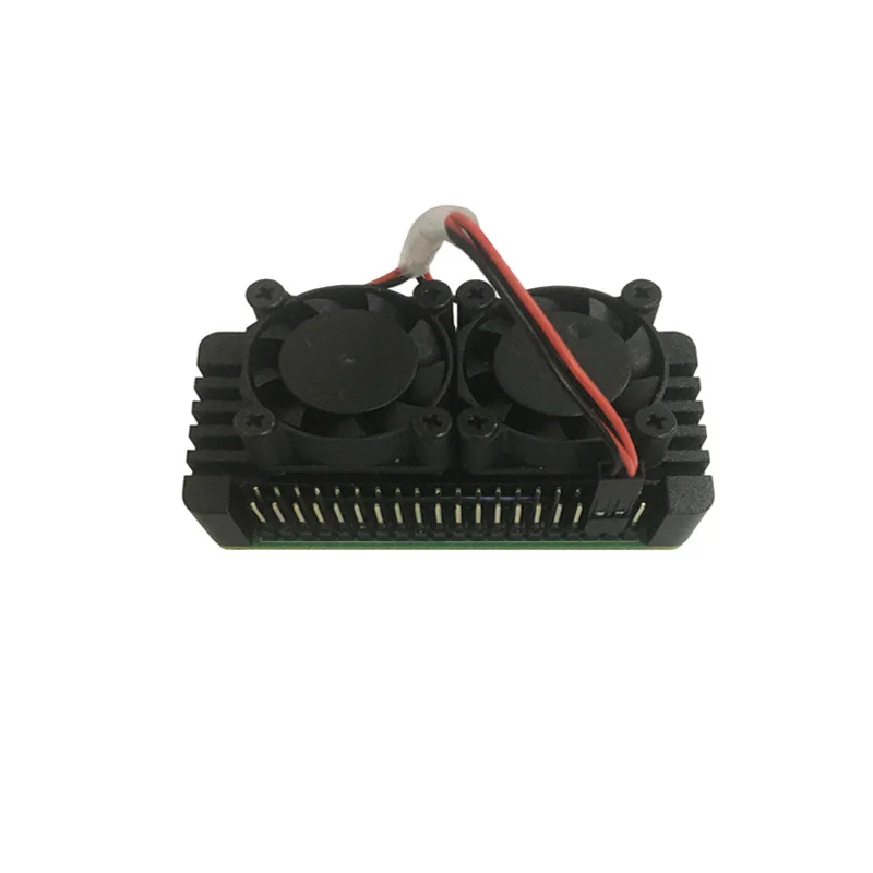 Raspberry Pi Zero 2 W PI0 с алюминиевым чехлом для радиатора и двумя вентиляторами |