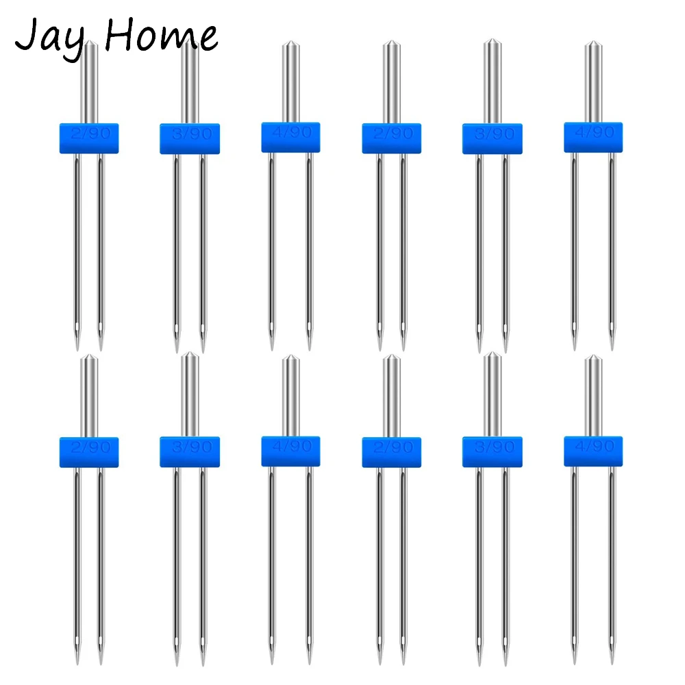 12 шт швейная машина Двойная иглы Бытовая многофункциональная аксессуары Twin