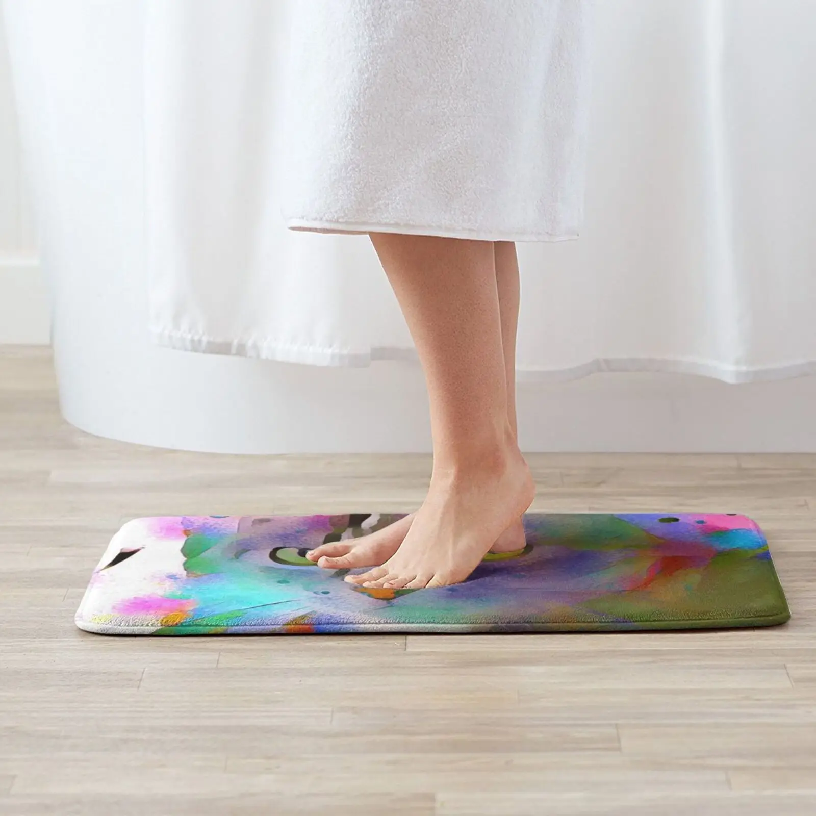 Ковер Pussycat мечты в розовом цвете #3 коврик подушка Мягкие пастели акварельные