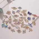 10 шт., медные соединители для сережек и браслетов