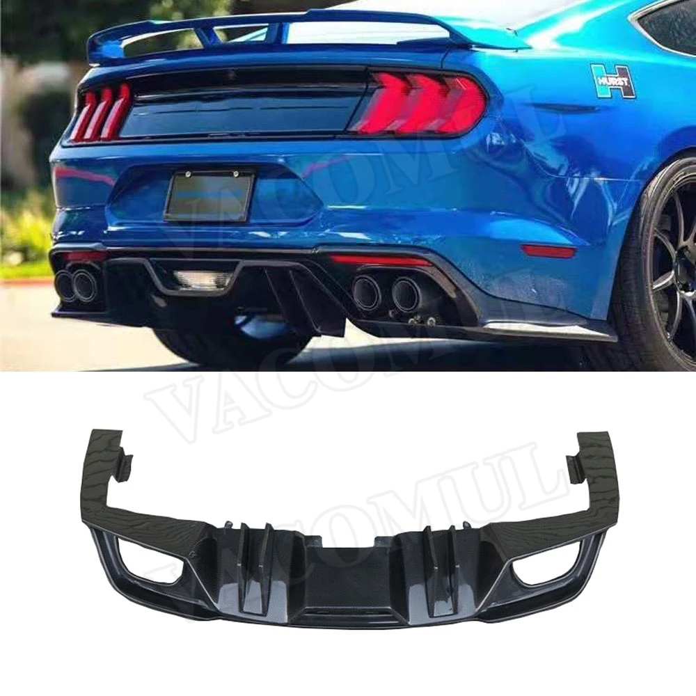 Задний спойлер из углеродного волокна для Ford Mustang 2015 2016 2017 2018 2019 задний бампер Hugger