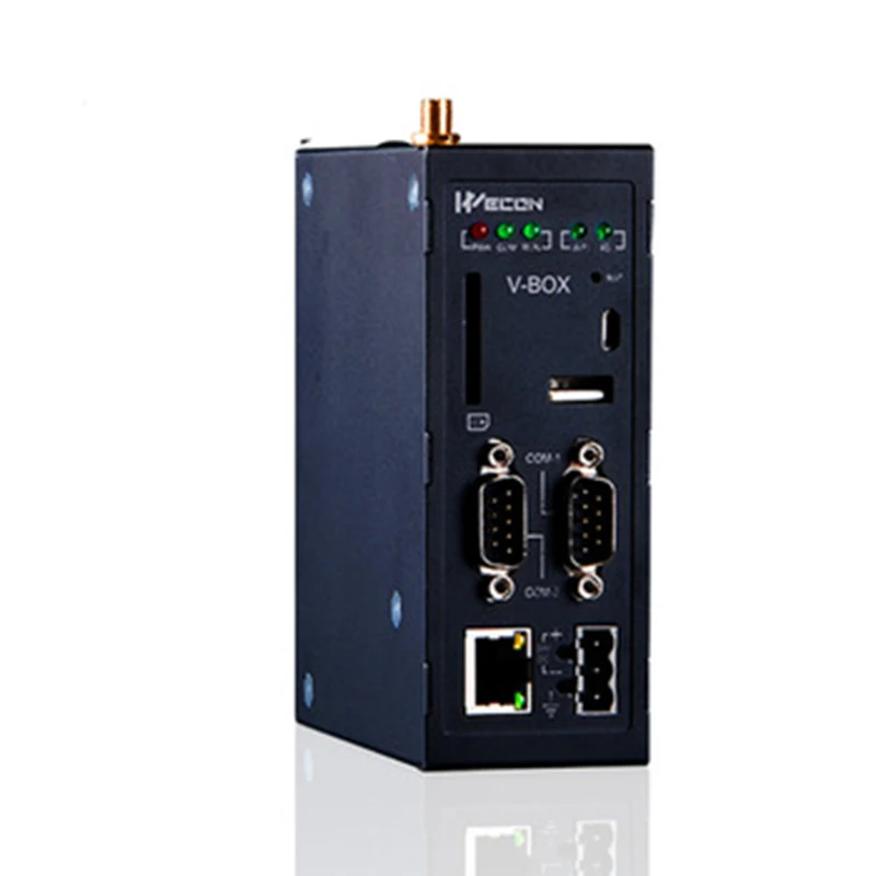 Промышленный IoT шлюз IIOT V-BOX поддерживает все PLCs modbus и webscada на облаке через RS232