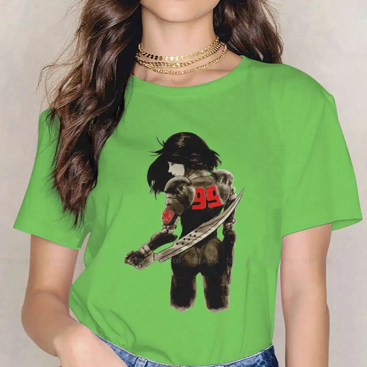 

Alita Battle Angel Action Film Original TShirts 4XL 5XL Manga Ange Print T Shirt 5XL Clothing