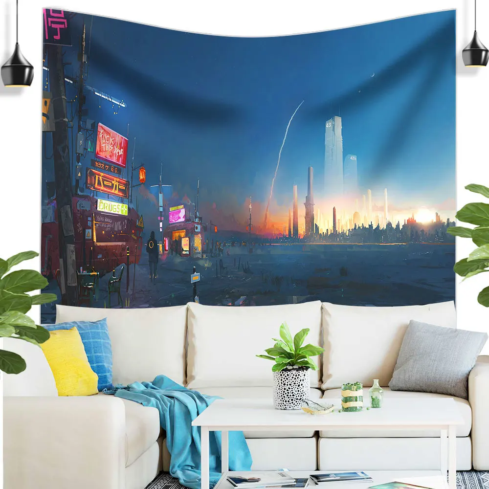 

Научная фантастика, искусственный фон, декор из полиэстера, декор для комнаты, настенное украшение, научное и технологическое чувство, дома...