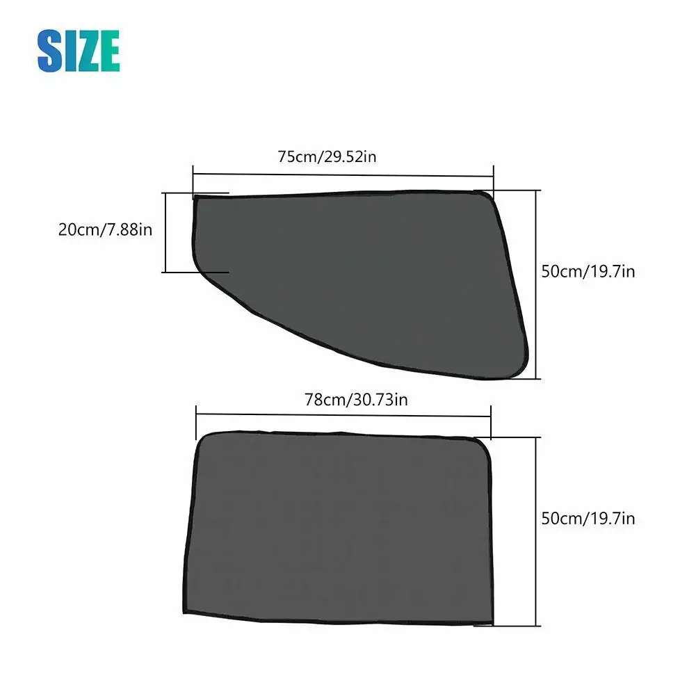 

Magnetic Car Sun Shade UV Protection Car Curtain Car Window Sunshade Side Window Mesh Sun Visor Summer Protection Window Film