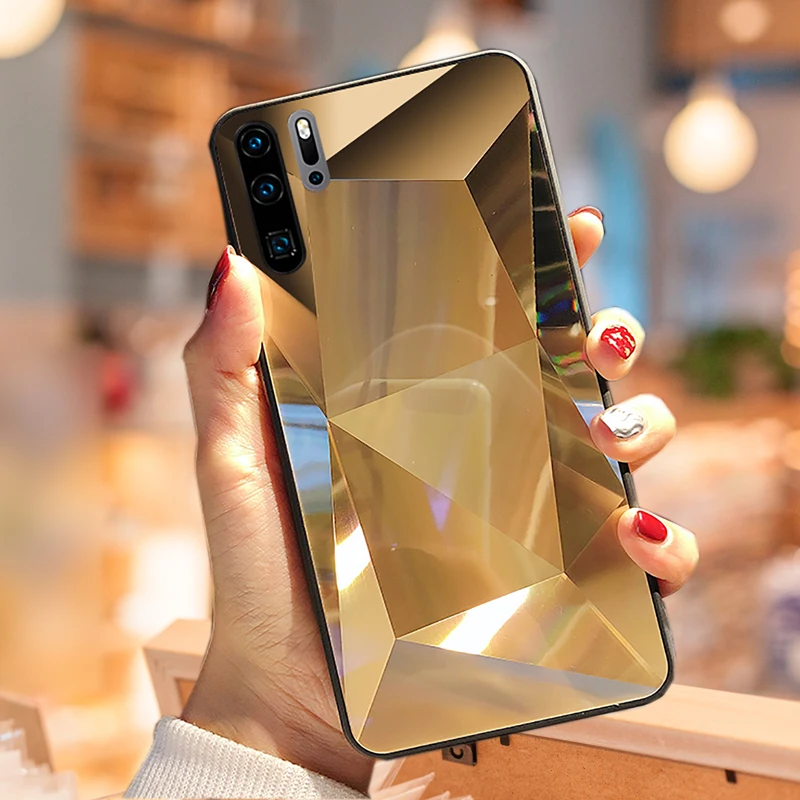 Блестящий чехол для Huawei Mate 10 Lite P20 P30 Pro lite 20 Y6 Y7 Y9 P Smart Plus 2019 со стразами | Мобильные