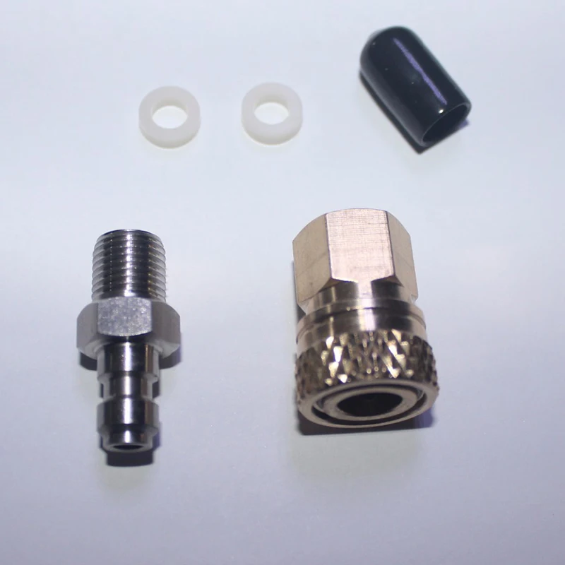 PCP Airforce Пейнтбол нержавеющая сталь 8 мм штекер быстроразъемный соединитель M10 * 1