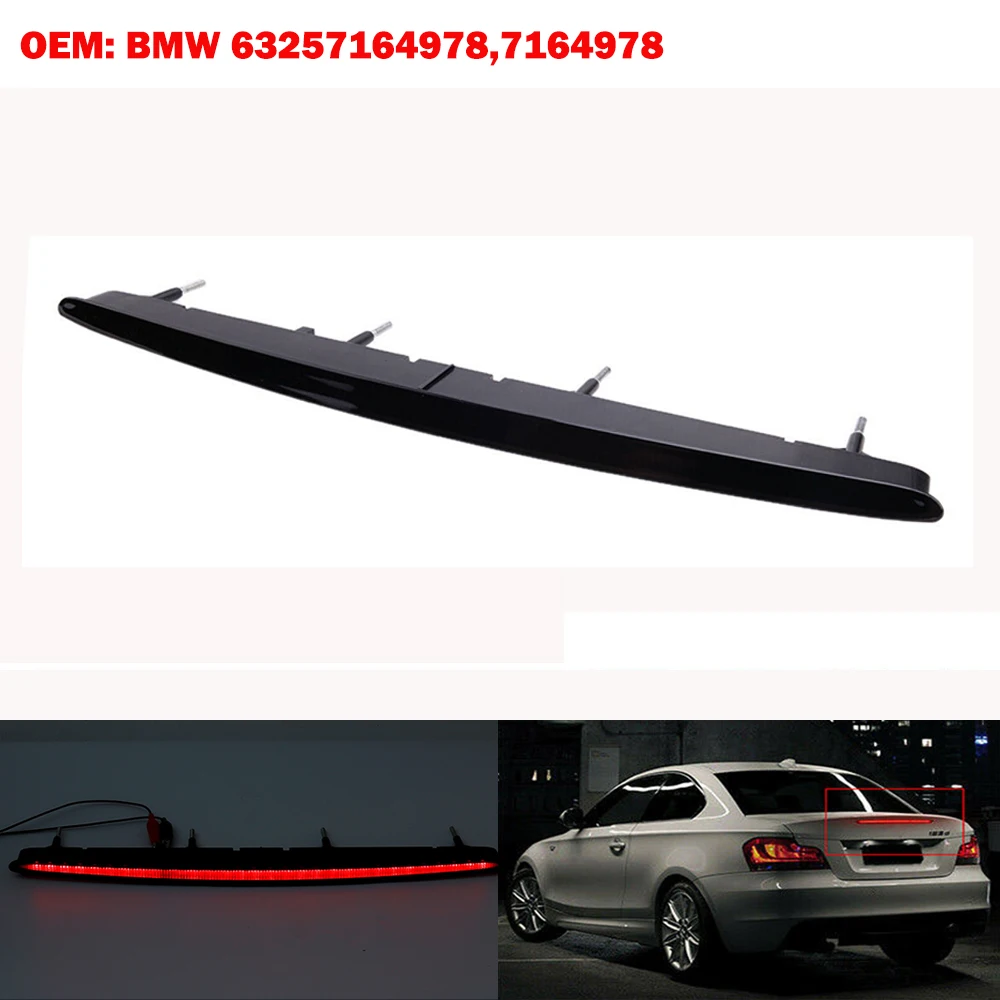 Светодиодный задний третий стоп светильник свет для BMW 1 серии 128I 135I M E82 E88 2007-2013