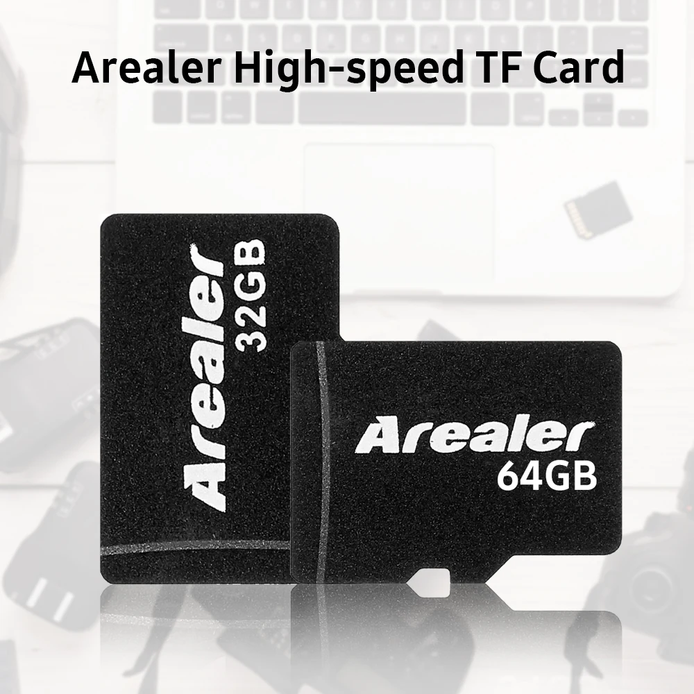 

Высокоскоростная карта памяти Micro SD Arealer 64 ГБ, скорость чтения до 98 МБ, подходит для смартфонов, планшетов, камер, видеорегистраторов, UAV