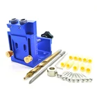 Направляющая для сверления отверстий, направляющая для дюбеля, деревообрабатывающий косый локатор для отверстий, набор для сверления, инструменты для деревообработки алюминия и дерева сделай сам с набором сверл