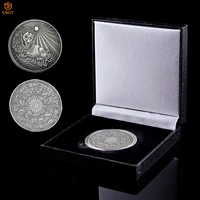 2020 astrology bronze relief token coin twelve constellation mars leo european cultural souvenircraft rare coin wluxury box