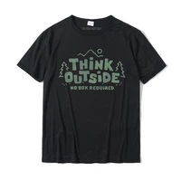 think outside no box required graphic t shirt brand custom t shirt christmas day cotton tees for men casual