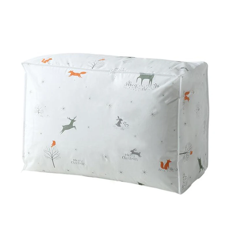 Одеяло сумка для хранения больших перемещение упаковочная коробка пластиковая