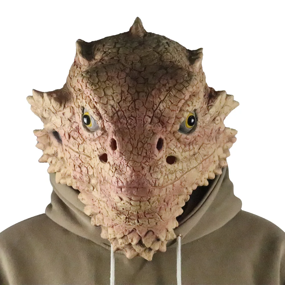 

Lizard Dragon Mask Halloween Fancy Dress Party Costume Props Cute Cartoon Lizard Animal Masks