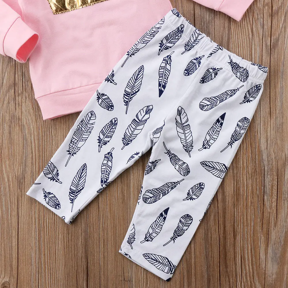 3 шт. детский комплект одежды для девочек футболка и длинные штаны|Комплекты