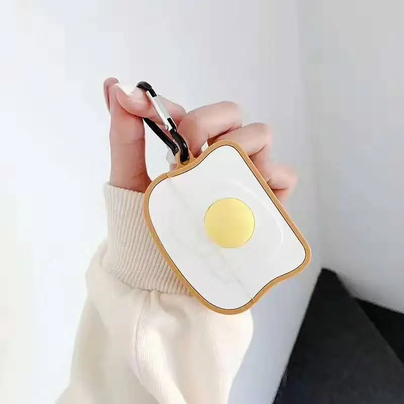 Чехол с объемным изображением мяса для airpods pro, мягкий силиконовый чехол для пиццы Apple Air Pods Pro 3, брелок "Голова", Чехол для телефона/Earpods