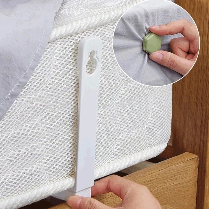 

4 шт./компл. подстилка для кровати, ремень крепления матраса, Нескользящие пододеяльники, простыни, держатели, захват, зажимы для кровати, див...