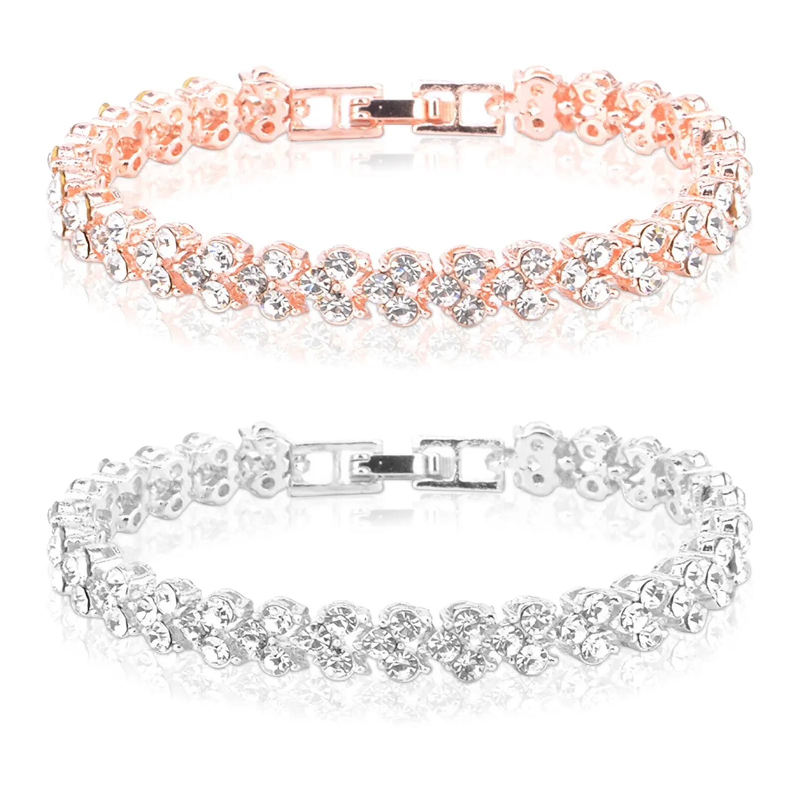 Новинка модный винтажный браслет в римском стиле от Swarovski с кристаллами для
