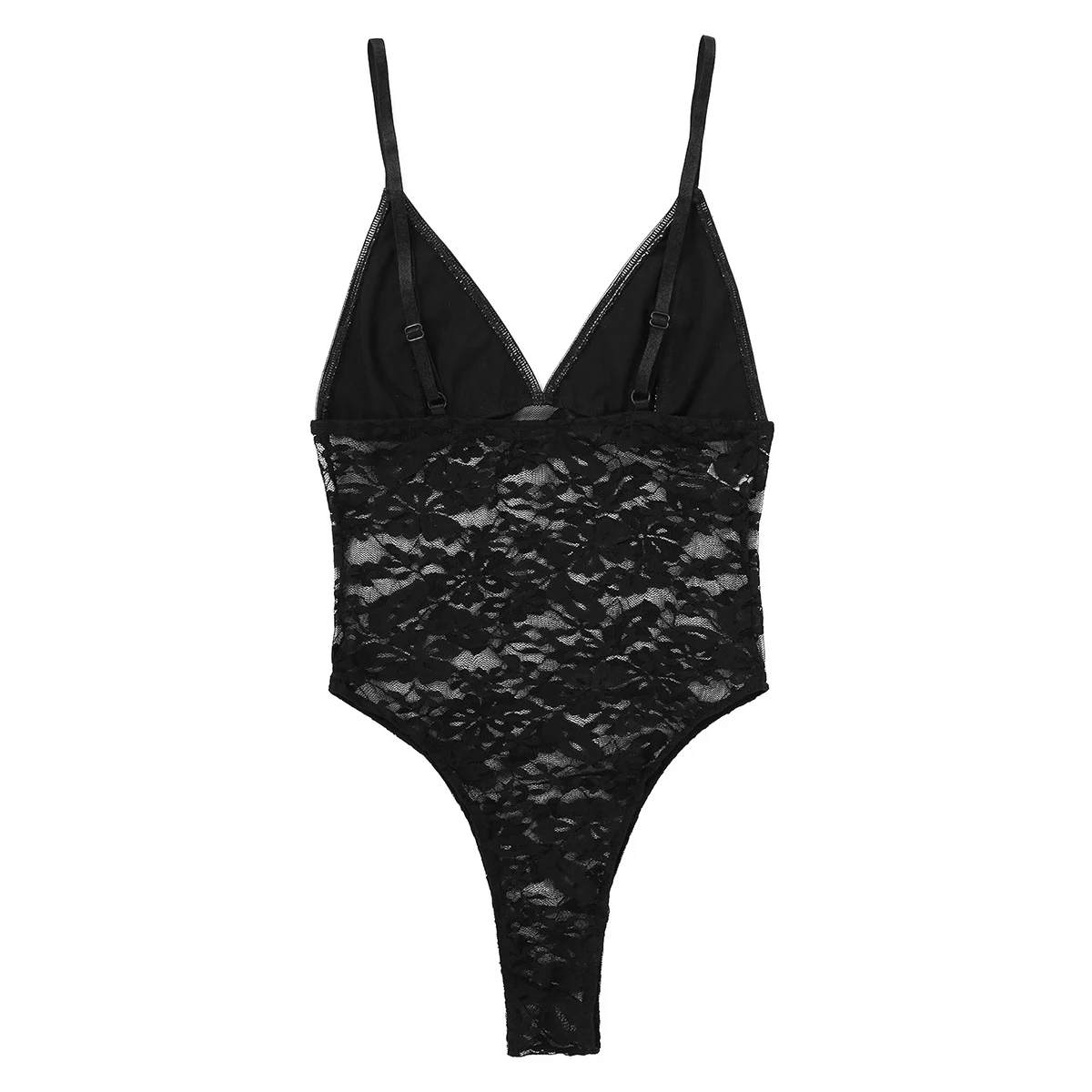 Женский тонкий кружевной комбинезон сексуальные кожаные чашки стринги с высоким
