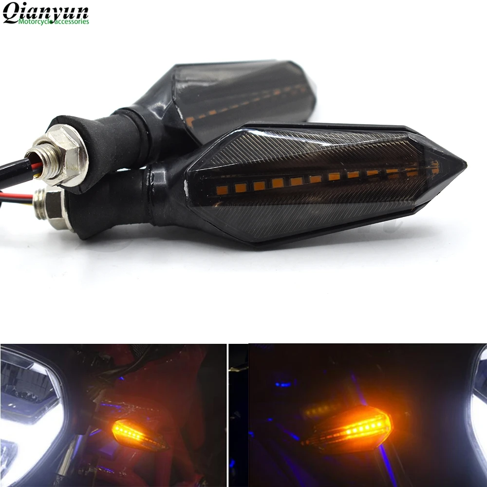 

Motorcycle Signal lights 12V LED Turn Signal Flasher Warning lamp for Suzuki GSX1400 GSF650 GSX650F GSX1250 F/SA GS500 GSF650