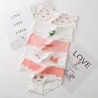 Трусы женские, хлопковые, дышащие, трусы до середины талии