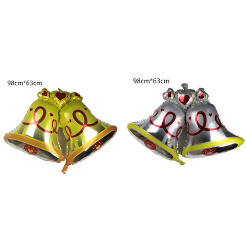 Большой Рождественский колокольчик фольги Воздушные шары Счастливого Рождества