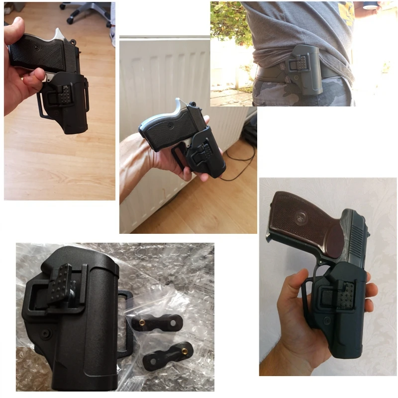 CQC тактическая кобура для пистолета Walther PP/PPK/PPKS охотничья Маскировка быстрая правая рука ремень петля пистолет кобура Чехол