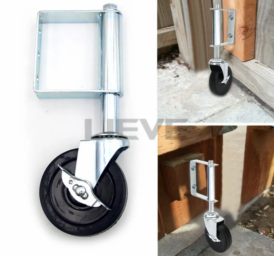 4/5 дюймовый сверхмощный резиновый беззвучный подпружиненный дверной Ролик