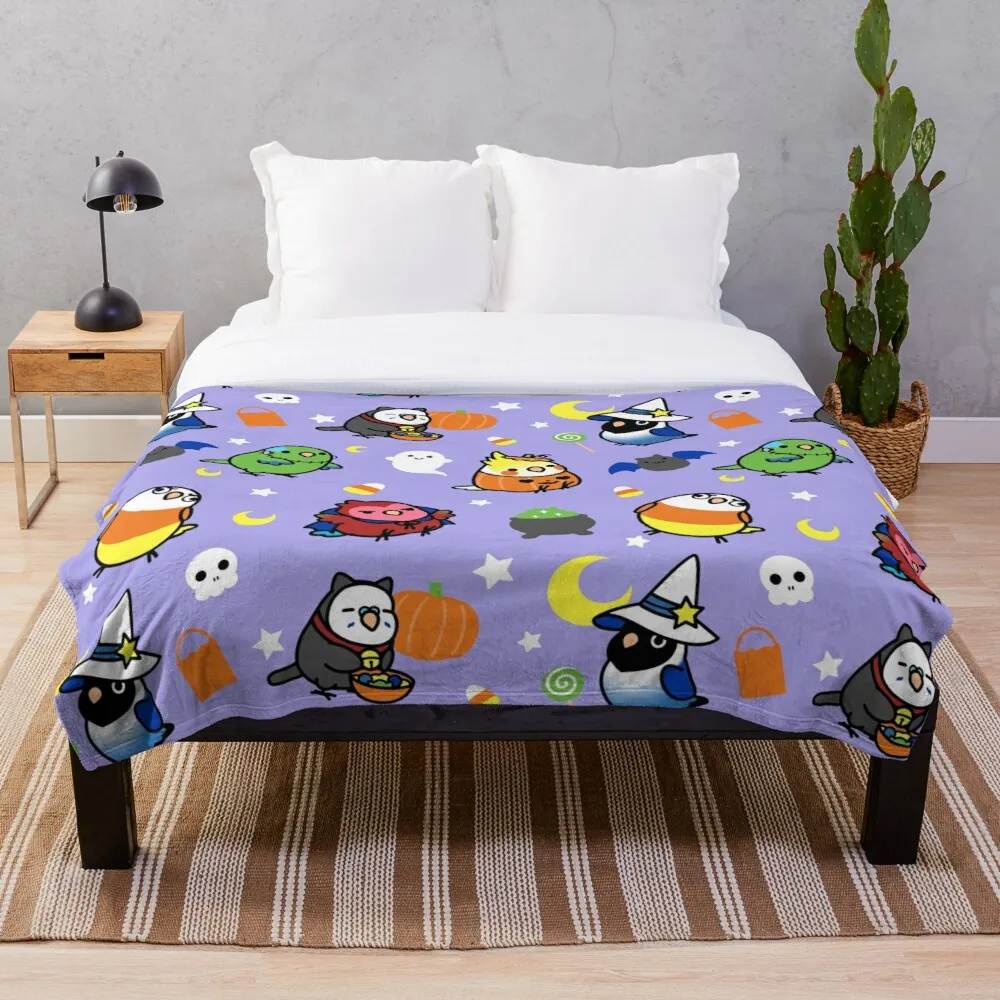 

Полная птица, приключения на Хэллоуин, V2, плед, одеяло, супер мягкий принт, семейный автомобиль и диван-кровать, летние офисные одеяла