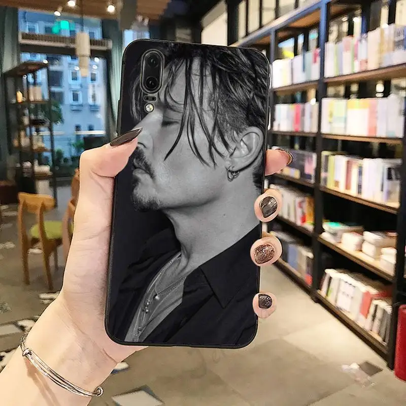 

Johnny Depp Famous American actors Phone Case For Huawei honor Mate P 10 20 30 40 Pro 10i 9 10 20 8 x Lite