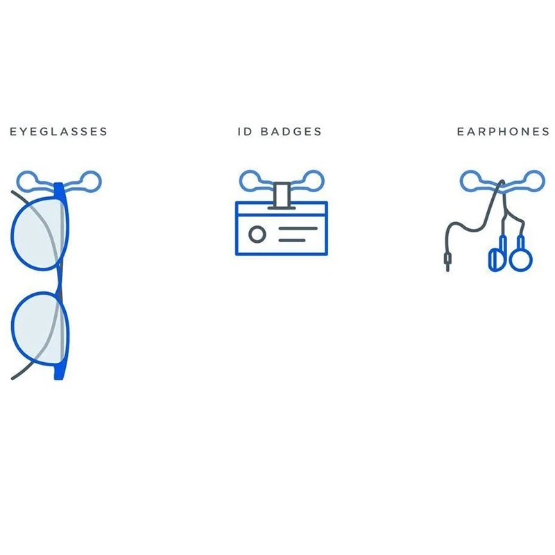 

2Pcs Collar Gles Clip Portable netic Gles Clip