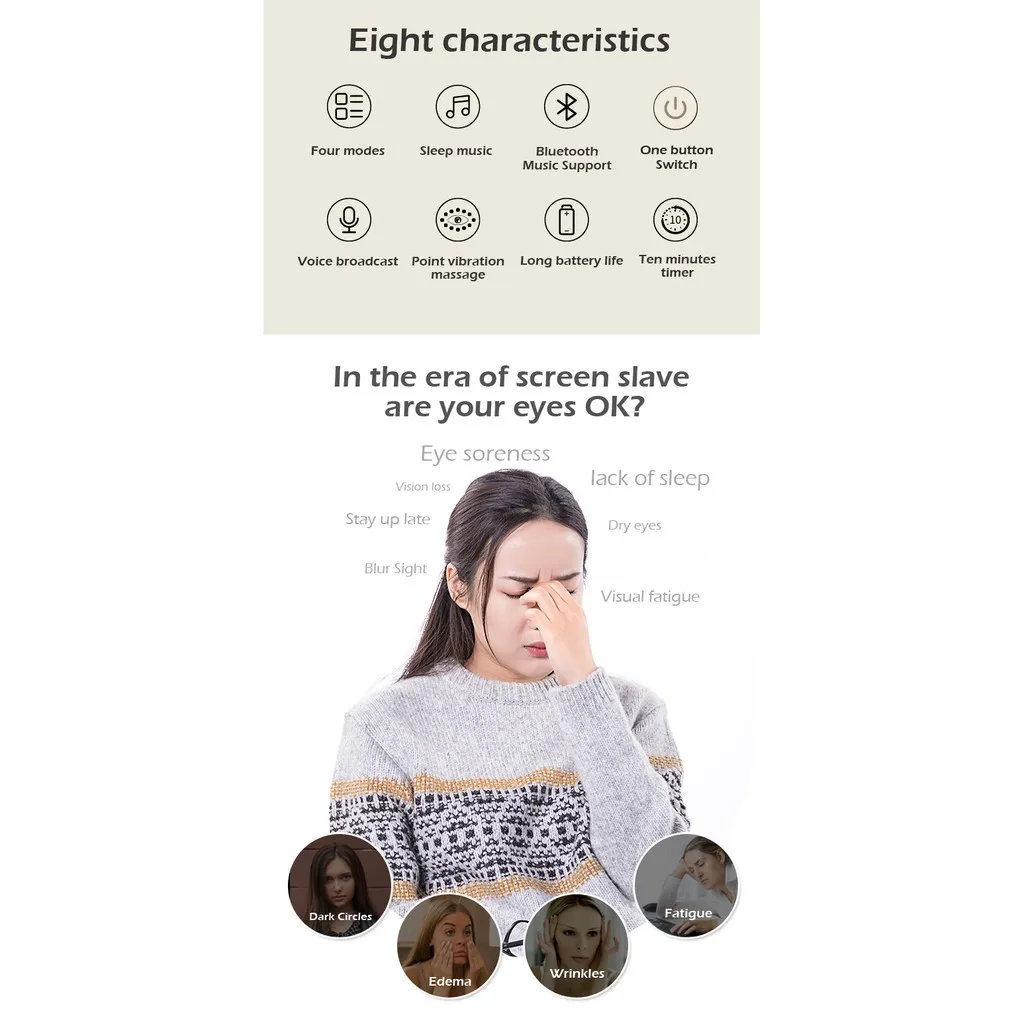 売る Biskin-電気マッサージ器,ポータブルアイマッサージャー,オルタクティカル,マッサージ,治療用