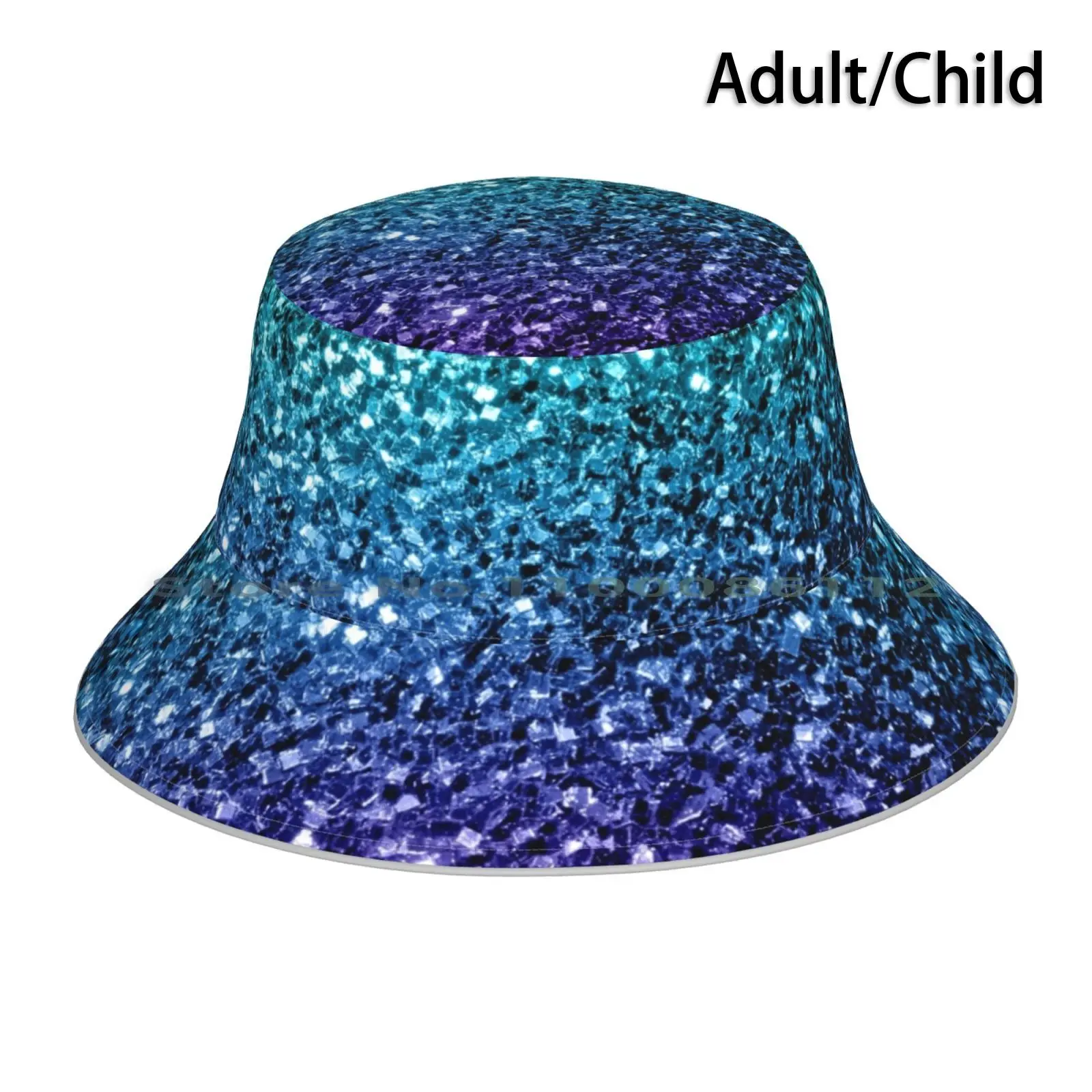 

Красивая ярко-синяя шляпа с эффектом омбре