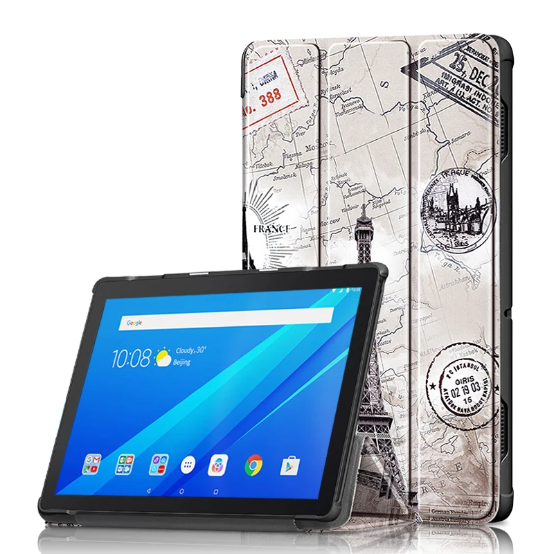 Чехол для lenovo Tab P10 Smart Cover кожаный TB-X705F TB-X705L TB X705 чехол для планшета тонкий магнитный складной чехол-подставка 10,1"