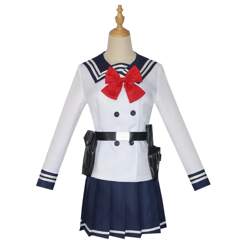 

Women Girls Anime Mayuko Ninose Honjo Yuri JK School Uniform Halloween Cosplay Costumes Party Role Playing Dress Up Outfit Suit