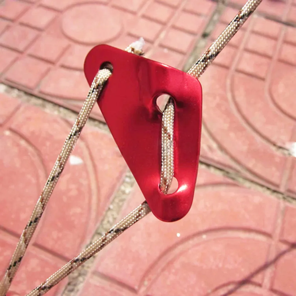 Пряжка для палатки кемпинга фотопалатки Регулируемый Алюминиевый шнур пешего