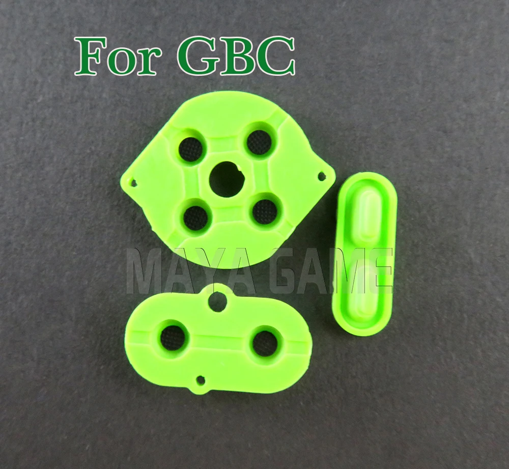 

200 комплектов для замены GBC кремниевый проводящий клейкие Кнопки Ремонт резиновых силиконовых прокладок