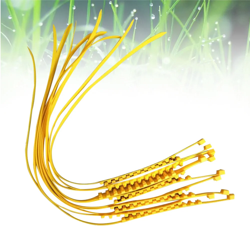 

10PCS/Set Emergency Anti-skid Chain Anti-skid Banding for Tire Snowfield(Yellow)