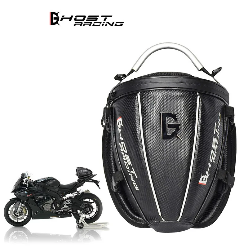 Призрак гоночный мотоцикл Высокая емкость топливный бак телефон GPS сумка