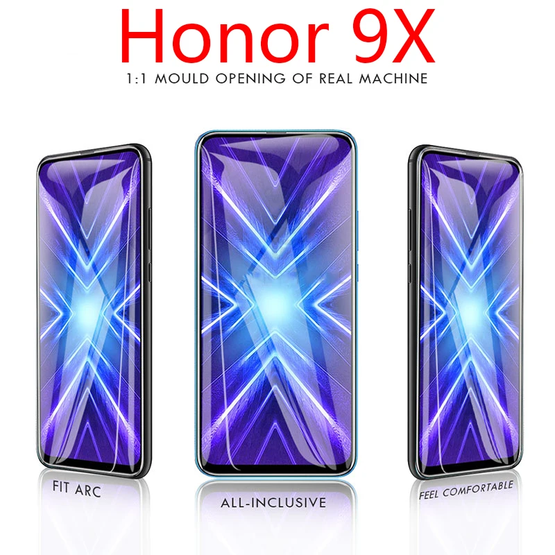 Защитное стекло закаленное 2.5D для huawei honor 9x|Защитные стёкла и плёнки телефонов| |