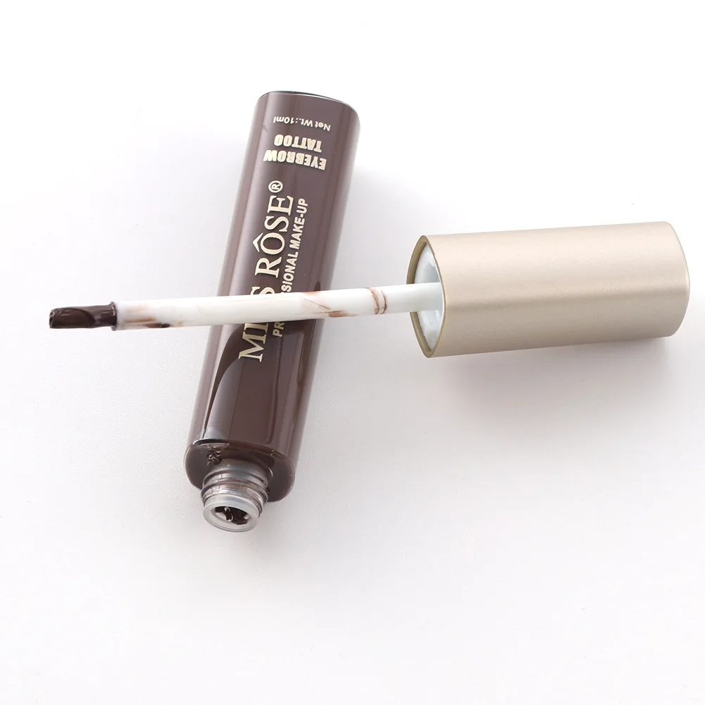 Miss Rose Lasting Eye Набор для перманенного макияжа бровей оттенок водонепроницаемый карандаш для бровей Гель 10 цветов коричневый черный карандаш для глаз макияж