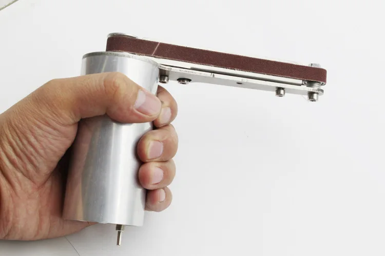 

Multifunctional durable small mini handheld sanding belt machine stainless steel polishing machine mini knife grinder